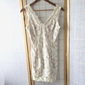 Urban Girl Cream Lace Dress